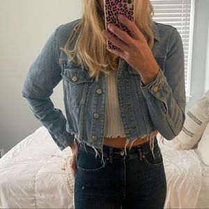 Cropped Jean Jacket